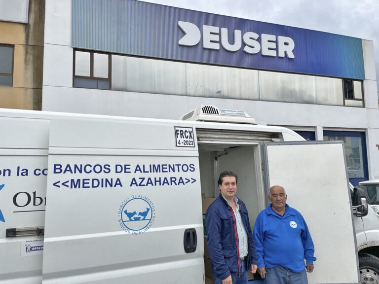 Deuser y Fundación Victoria innovación donan pan al banco de alimentos de Córdoba.