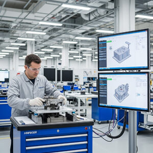 Conectividad y digitalización puestos de trabajo en fabricación de radares